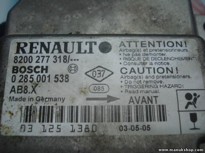 Airbag Centra Renault Clio 8200277318 8200 277 318 BOSCH 0285001538 