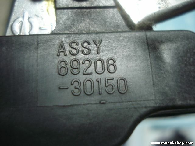  Maneta Manija de puerta Interior izquierda Toyota Land 6920630150 69206-30150