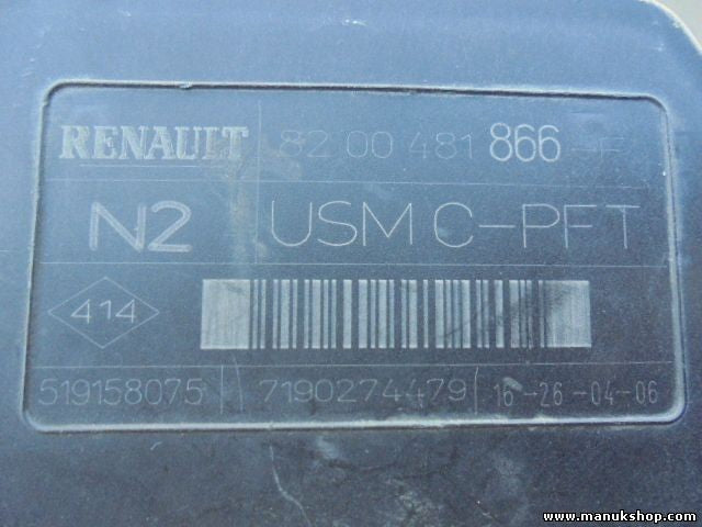 Caja de fusibles Renault Megane N2 USMC-PFT 519158075 8200481866F 8200481866-F