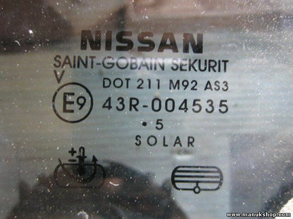 Nissan Pick-Up 43R004535 triangolo vetro porta posteriore sinistra