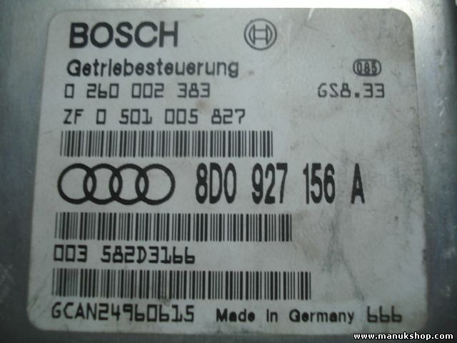 Transmisión controlador VW Audi A4 B5 2.5 8D0927156A BOSCH 0260002383