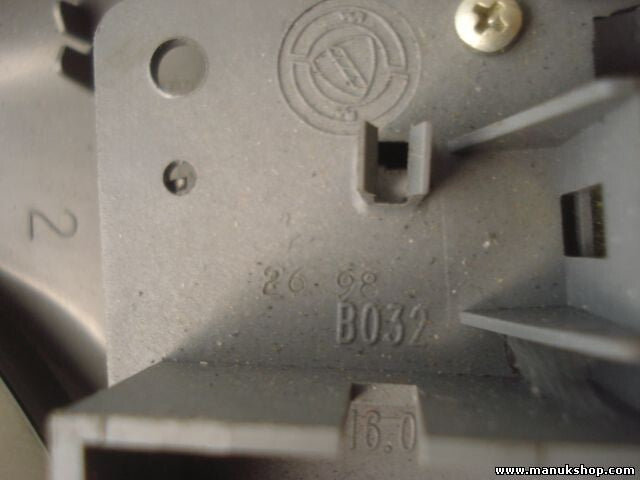 Lámpara de lectura interior gris de la lámpara Fiat Brava 08816050 08.816.05.0