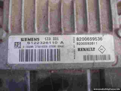 Centralita Renault Megane 1.5 8200659536 8200592611 SID 301 SIEMENS S122326110A