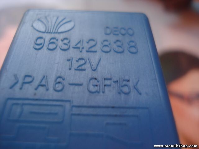 Relé Chevrolet Daewoo DECO 96342838 PA6GF15