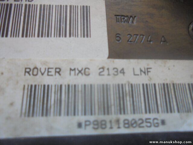 Airbag del pasajero LAND ROVER RANGE ROVER II P38 MXC2134LNF MXC2134 LNF