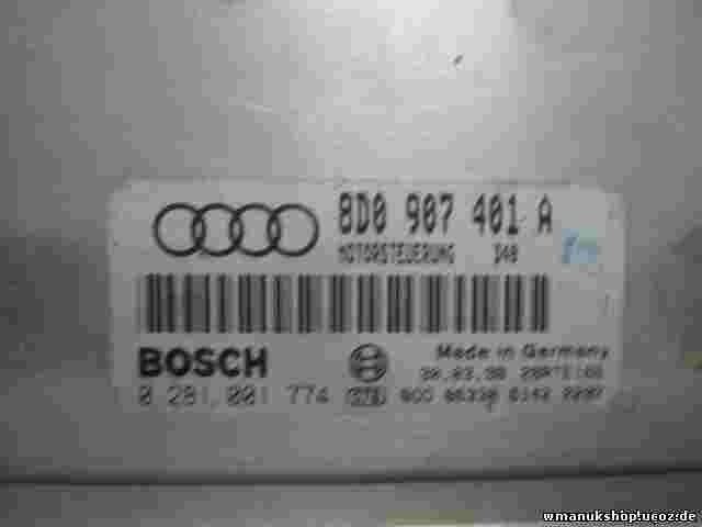 Centralita Audi A4 8D0907401A 8D0 907 401 A 8DO907401A BOSCH 0281001774 28RTE166