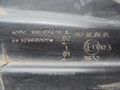 Faro delantero derecho Mitsubishi Pajero 10087420 100-87420 100 87420 H4