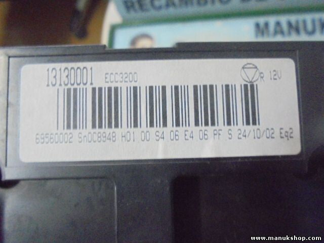 Control de la calefacción Opel Vectra C Signum VALEO 13130001 13128712