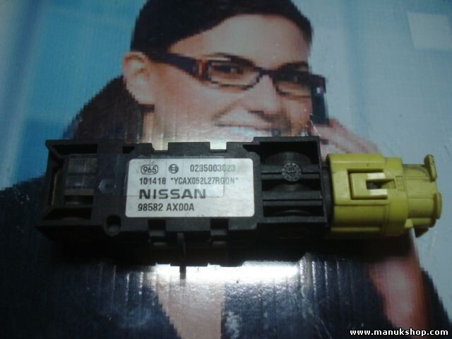 Sensor de impacto de airbag Nissan Micra 3 III K12 98582AX00A 98582 AX00A