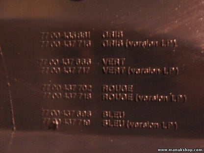 Parachoques Renault Scenic 1.9 dCi 75kw 7700435875 7700437703 27668 27670