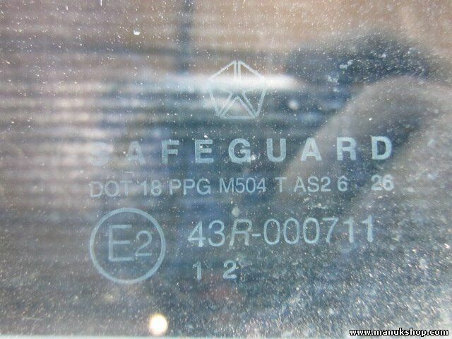 Vetro porta anteriore sinistra Jeep Grand Cherokee I 43R000711 DOT18