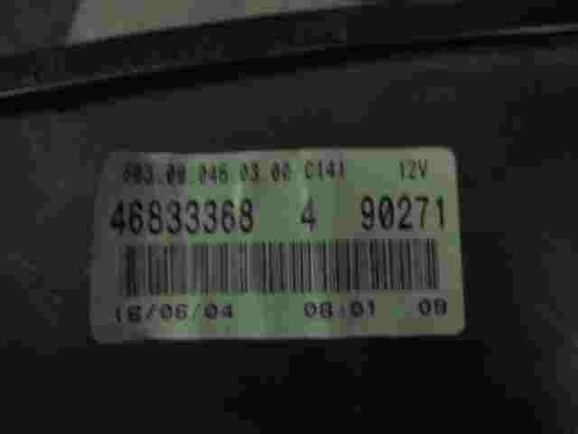 Pantalla del Cuadro instrumentos Punto 46833368490271 0046833368 503000460300