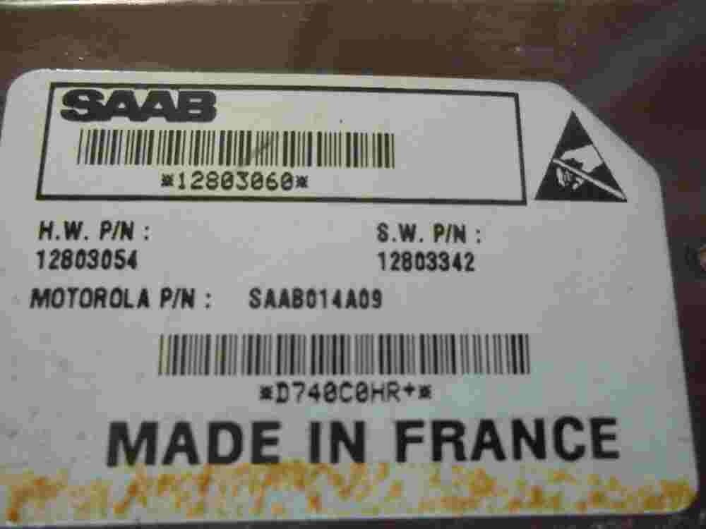 mando botonera elevalunas Saab 12803054 12803060 12803342 MOTOROLA SAAB014A09