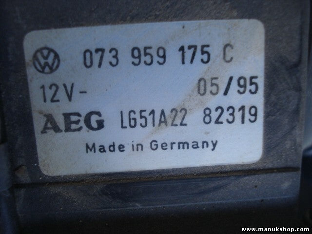 Ventilador de enfriamiento del inyector del motor Audi 100 200 073959175C