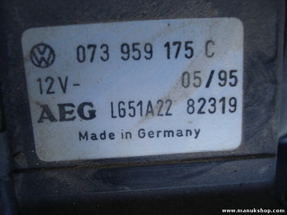 Ventilador de enfriamiento del inyector del motor Audi 100 200 073959175C