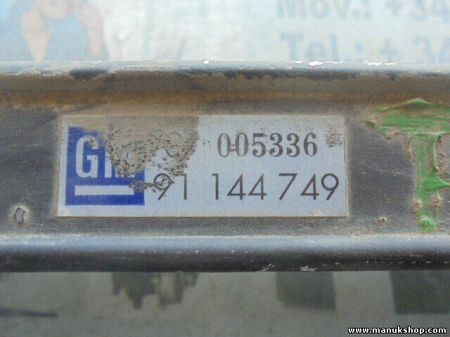 Radiador de intercooler Opel Frontera A 2,3 TD GM 91144749 91 144 749 005336