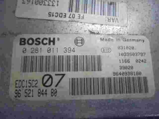 Centralina Citroen C5 9652184480 9640938180 1039S03797 EDC15C20 0281011394