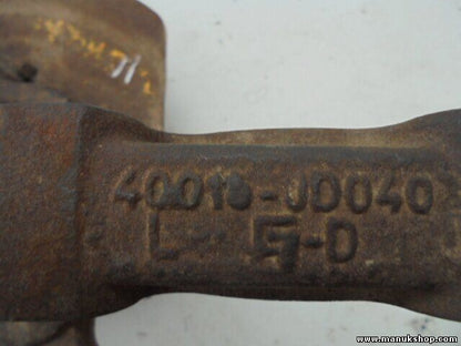 Mangueta buje delantero izquierdo Nissan 1598 ccm, 81 KW, 110 PS 40015JD040