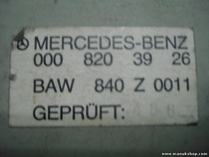 Controllo unità di allarme immobilizzatore modulo Mercedes 0008203926 840Z0011