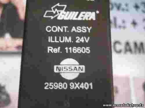 Relé Nissan Atleon 259809X401 25980 9X401  CONT ASSY GUILERA 24V Ref 116605