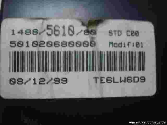 Cuadro de instrumentos Peugeot Expert Citroën Jumpy Fiat Scudo 1.9 1488561080