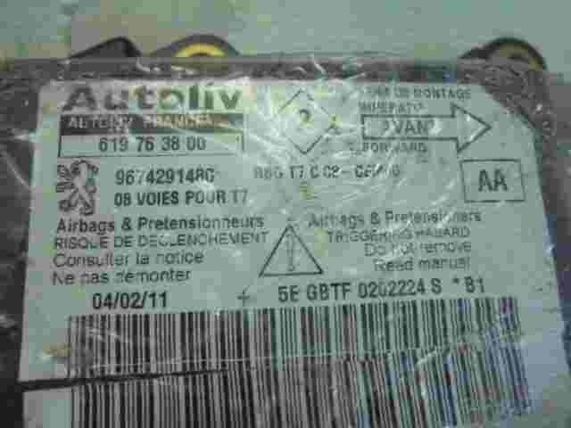 Airbag Centralita Peugeot 308 (AA) 9674291480 96 742 914 80 619763800