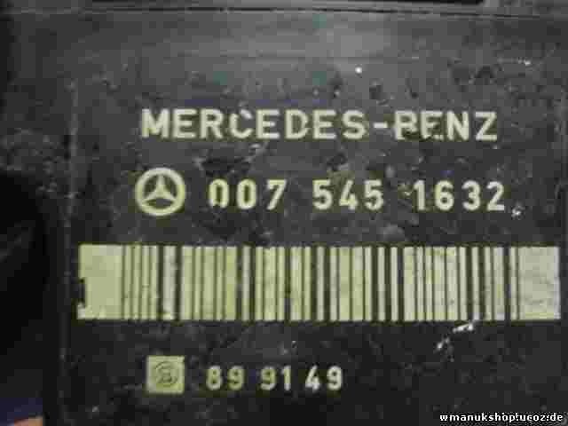 Regolatore di cottura Glow relè spina Mercedes W124 S124 W140 0075451632 899149