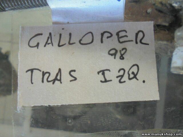  Cerradura puerta trasera izquierda Hyundai Galloper 2.5 1991/08-1998 HR513370