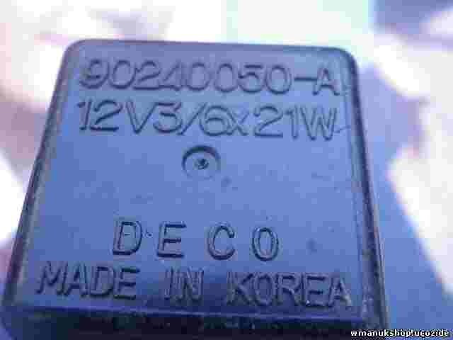 Relé Daewoo Matiz II DECO 90240050-A 90 240 050 12v3/6x21W