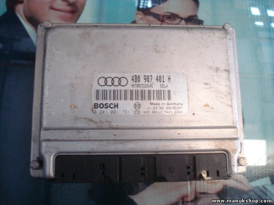 Centralita del motor Audi 4B0907401H 4B0 907 401 H 4BO907401H 0281001781