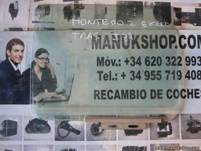 Cristal trasero izquierdo Mitsubishi  Pajero Montero 2 43R00034 M214AS2DOT20 E6