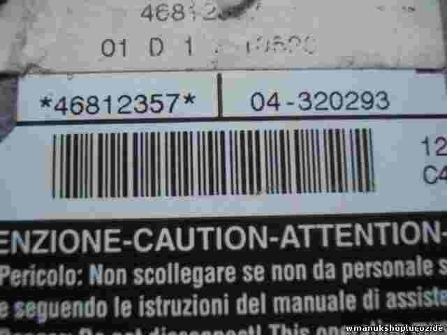 Airbag Centralita Lancia Lybra 46812357