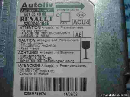 Airbag Centralita Renault Megane 2 II (AE) 8200246184E 601054000