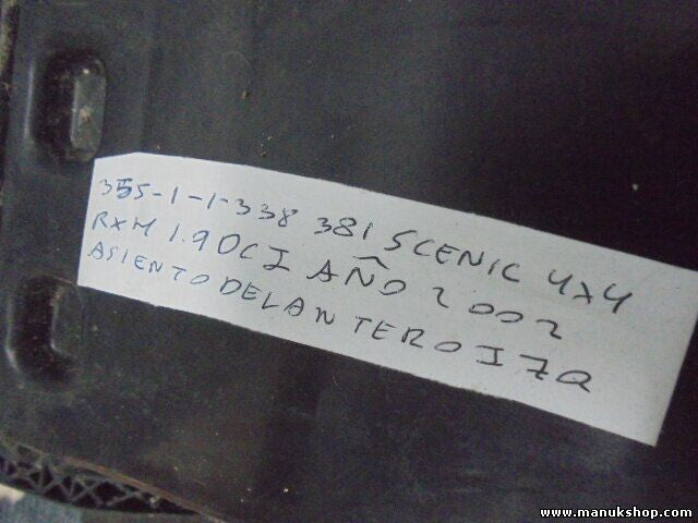 Guía de asiento delantero izquierdo Renault Scenic I 1.9 dCi 4x4 2002 5146537