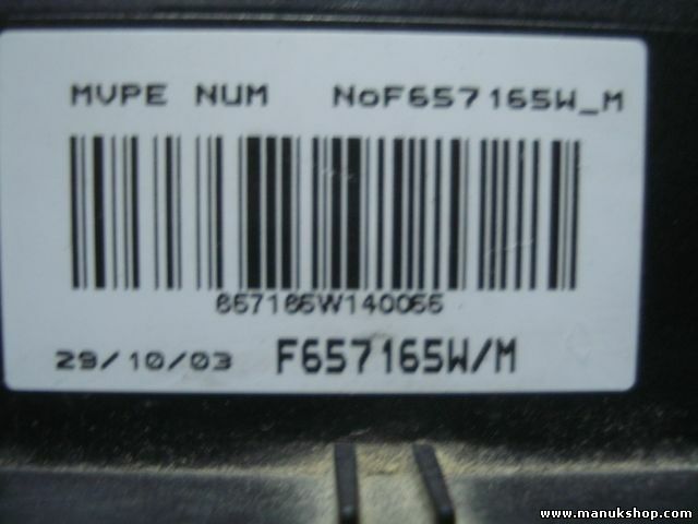 Resistenza al riscaldamento Renault Megane F657165WM F657165W/M VALEO NoF6571...