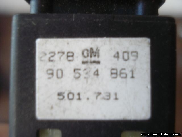 Niebla interruptor Opel Corsa 90534861 501.731 501731