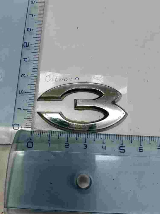Emblema  Citroen C3 5cm.