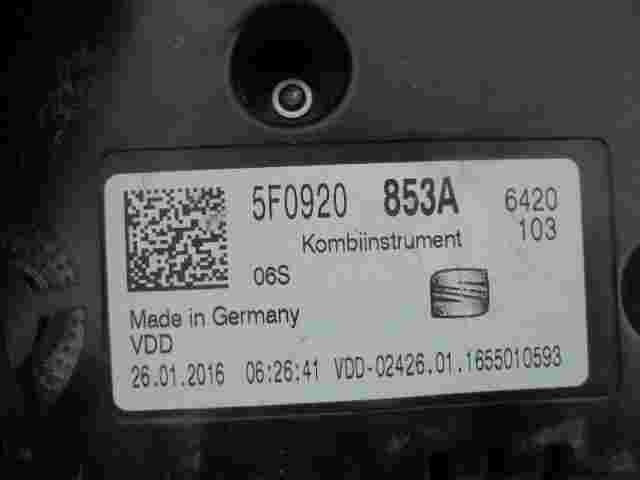 Cuadro de instrumentos Seat Leon 3 5F0920853A 5F0920 853A VDD 0242601