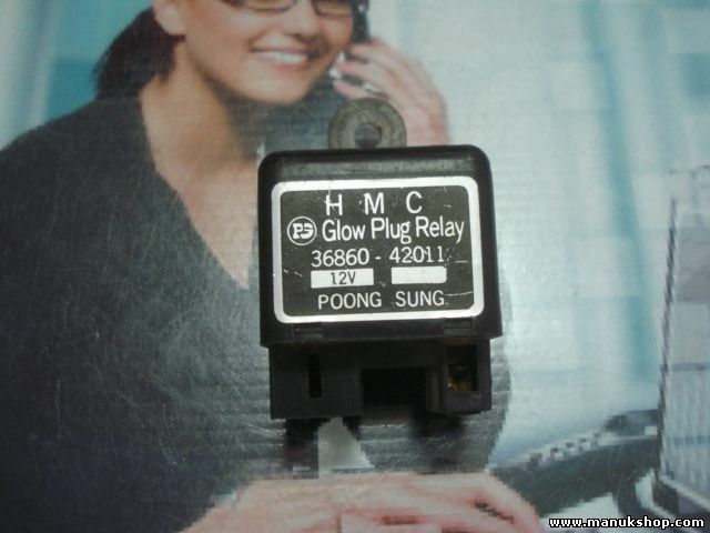 Recocido controlador Glow relé enchufe Hyundai H-1 H100 H1 Starex 3686042011 
