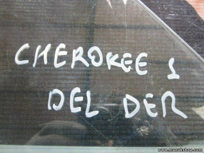 Cristal puerta delantera derecha JEEP Cherokee 43R000711 DOT18PPGM504TAS2626 E2