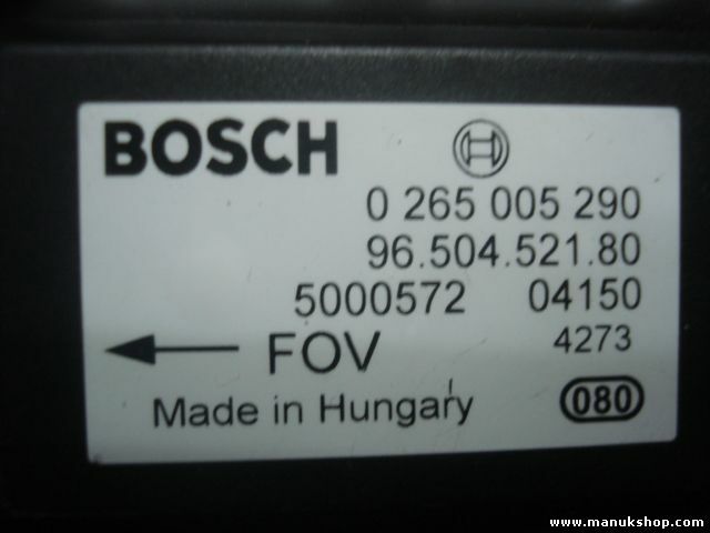 Sensor ESP  Fiat Ulysse Citroen C8 Peugeot Lancia Phedra 9650452180 0265005290