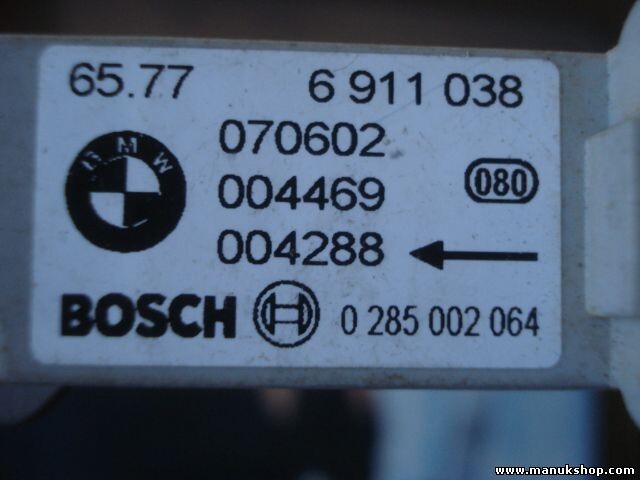 Sensor de impacto de airbag BMW E39 E46 65776911038 0285002064 6911038
