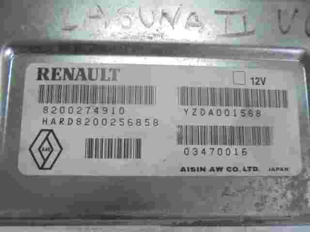 Módulo de control de transmisión Renault 8200274910 8200256858 YZDA001568
