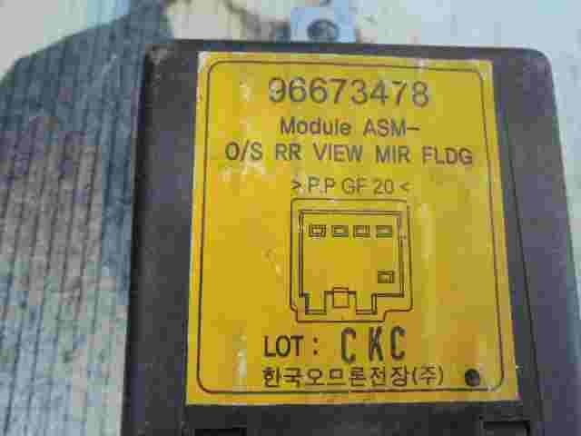 Controllo specchietto retrovisore esterno Chevrolet Captiva 96673478