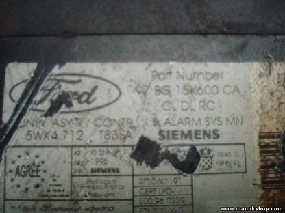 Controlador Confort Ford 97 BG 15K600 CA 97BG15K600CA