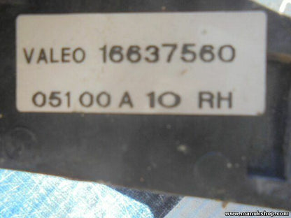 Cerradura puerta delantera derecha Opel Frontera B VALEO 16637560 05100A1O