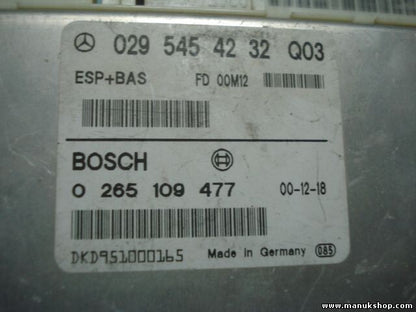 ESP BAS Centralita Mercedes-Benz W168 FD00M12 029 545 42 32 Q03 0295454232Q03