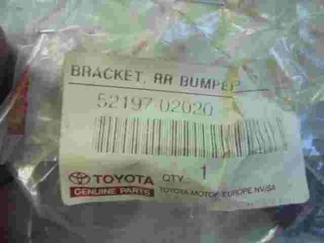 Bracket Rear Bumper /Toyota Vista Ardeo ZZV50 Corolla II 5219702020 52197-02020