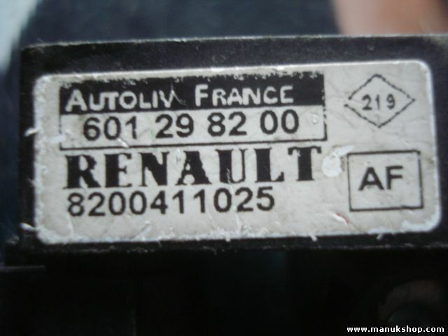 Airbag Centralita Renault Grand Megane 601 29 82 00 601298200 8200411025