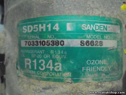 Compressore d'aria Santana Anibal citroen c 15 SANDEN SD5H14S6628 508S130A R134a